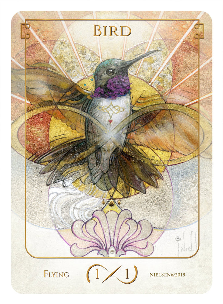 Tokens of Spirit: Bird Token (1/1 - Flying) (Foil)