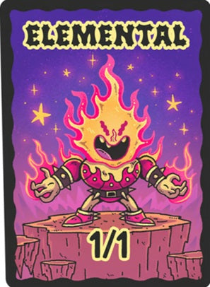 Wizard of Barge Tokens: Elemental