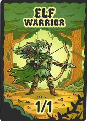 Wizard of Barge Tokens: Elf Warrior(Foil)