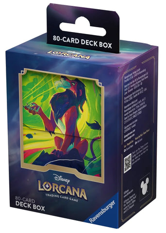 Lorcana Azurite Sea Deck box Scar Lion