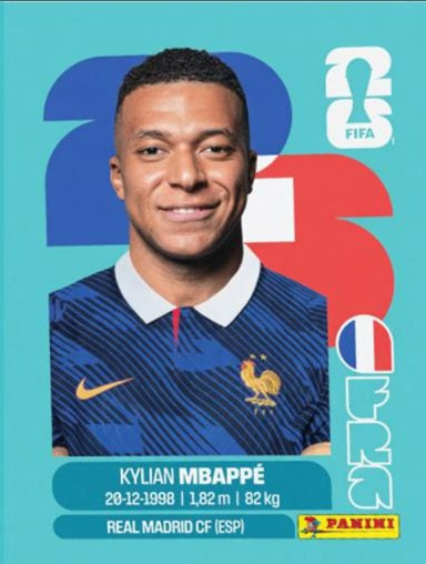 #FRA020 | Panini | Fifa World Cup Stickers | 2026 | Kilyan MBAPPE | Francia