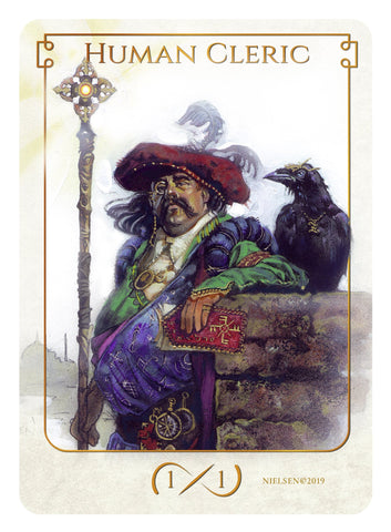Tokens of Spirit: Human Cleric Token (1/1) (Foil)