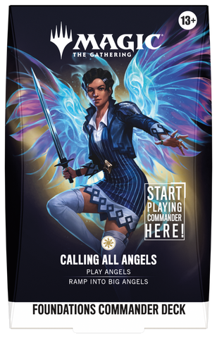 Magic: The Gathering | Foundations Commander [FDC] | Commander Deck | Calling All Angels