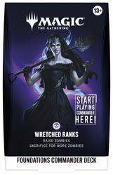 Magic: The Gathering | Foundations Commander [FDC] | Commander Deck | Wretched Ranks