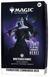 Magic: The Gathering | Foundations Commander [FDC] | Commander Deck | Wretched Ranks