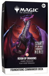 Magic: The Gathering | Foundations Commander [FDC] | Commander Deck | Reign of Dragons