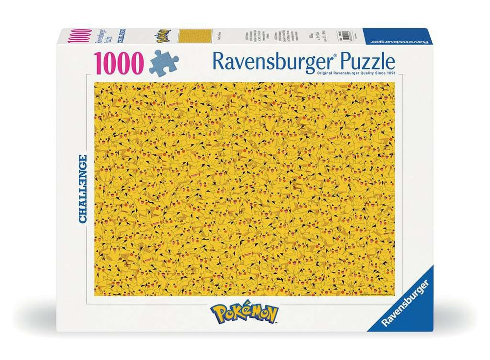 Pikachu Challenge 1000pz - Rompecabezas