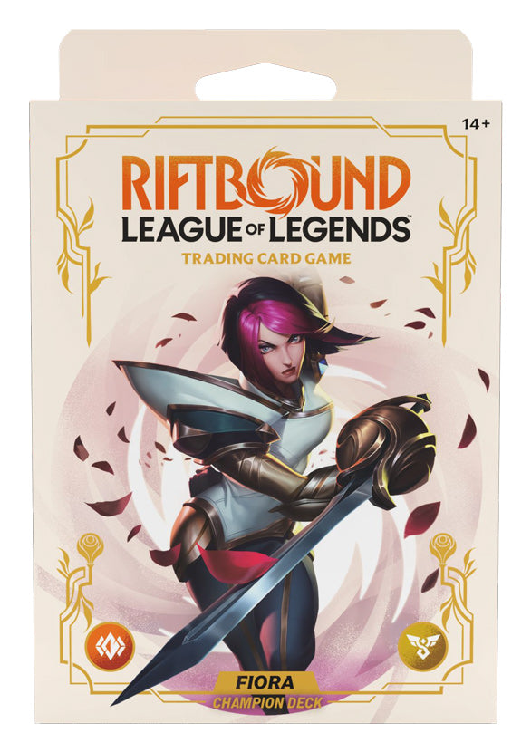 Riftbound TCG: Spiritforged Champion Deck Display - Fiora