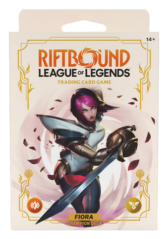 Riftbound TCG: Spiritforged Champion Deck Display - Fiora