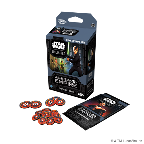 Preorden | Star Wars Unlimited - Ashes of The Empire: Luke Skywalker Spotlight Deck