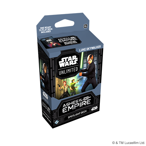 Preorden | Star Wars Unlimited - Ashes of The Empire: Luke Skywalker Spotlight Deck