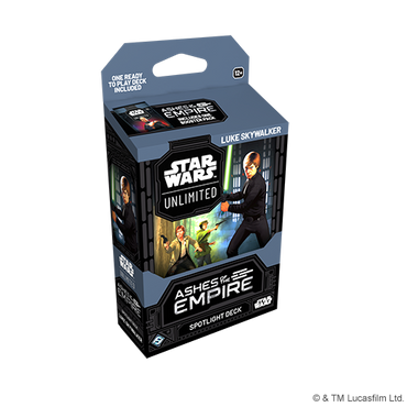 Preorden | Star Wars Unlimited - Ashes of The Empire: Luke Skywalker Spotlight Deck
