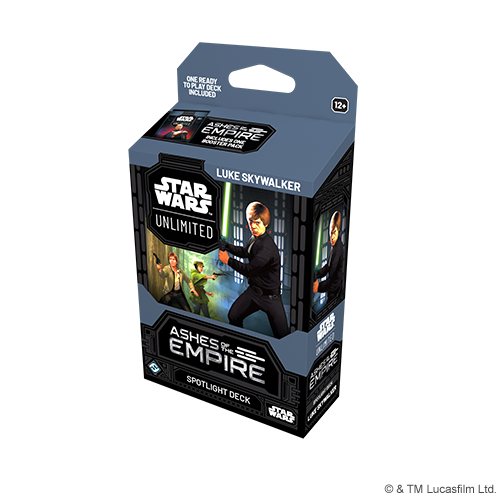 Preorden | Star Wars Unlimited - Ashes of The Empire: Luke Skywalker Spotlight Deck