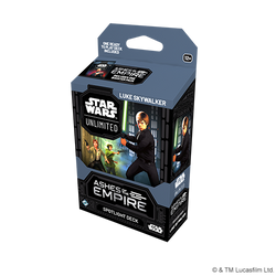Preorden | Star Wars Unlimited - Ashes of The Empire: Luke Skywalker Spotlight Deck