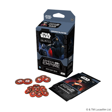 Preorden | Star Wars Unlimited - Ashes of The Empire: Emperor Palpatine Spotlight Deck