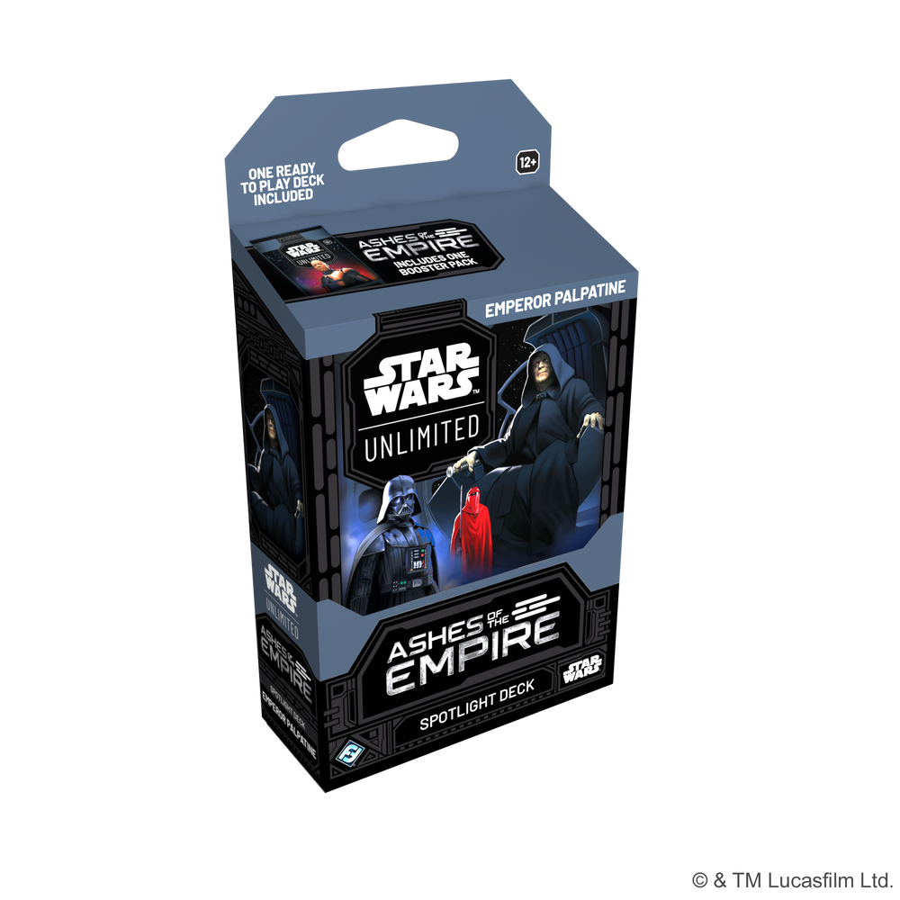 Preorden | Star Wars Unlimited - Ashes of The Empire: Emperor Palpatine Spotlight Deck
