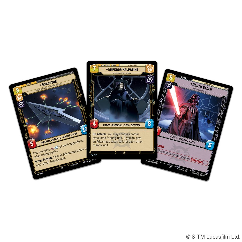 Preorden | Star Wars Unlimited - Ashes of The Empire: Emperor Palpatine Spotlight Deck