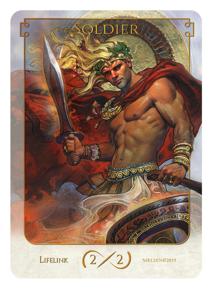 Tokens of Spirit: Soldier Token (1/1 - Lifelink) (Foil)