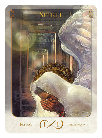Tokens of Spirit: Spirit Token (1/1 - Flying) (Foil)
