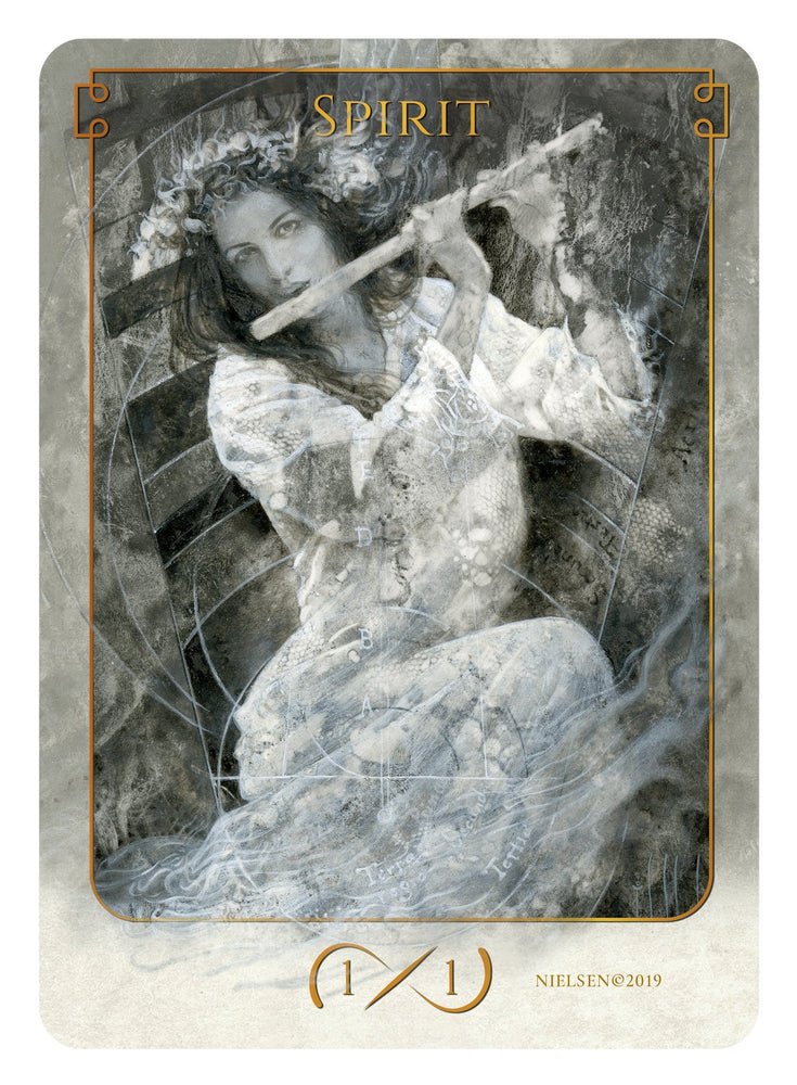 Tokens of Spirit: Spirit Token (1/1) (Foil)