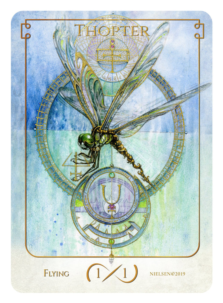 Tokens of Spirit: Thopter Token (1/1 - Flying) (Foil)