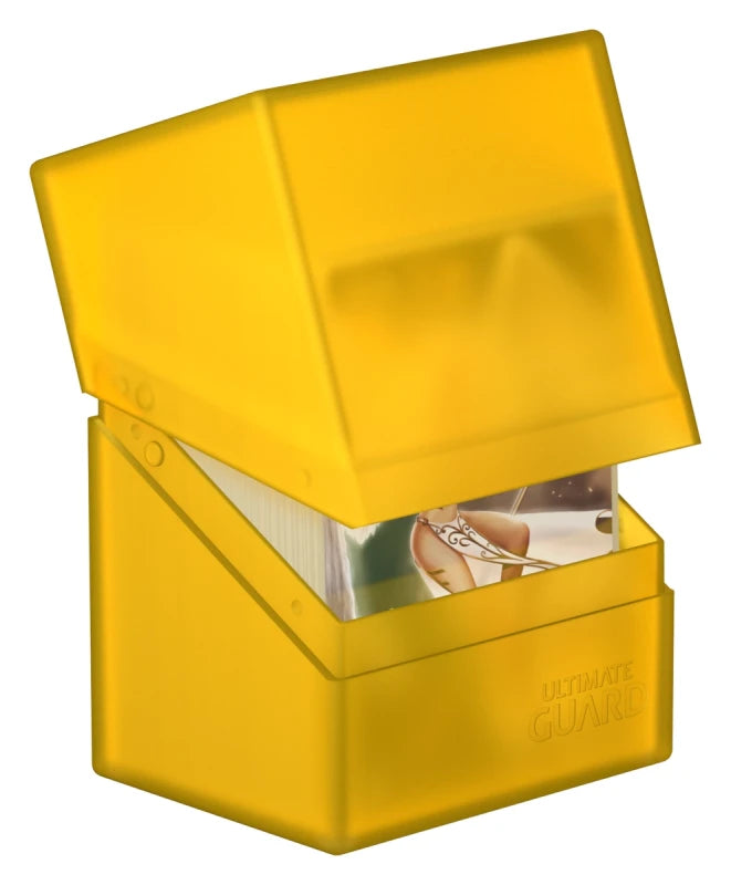 Ultimate Guard: Deck Case: Boulder 80+ Standard Size - Amber