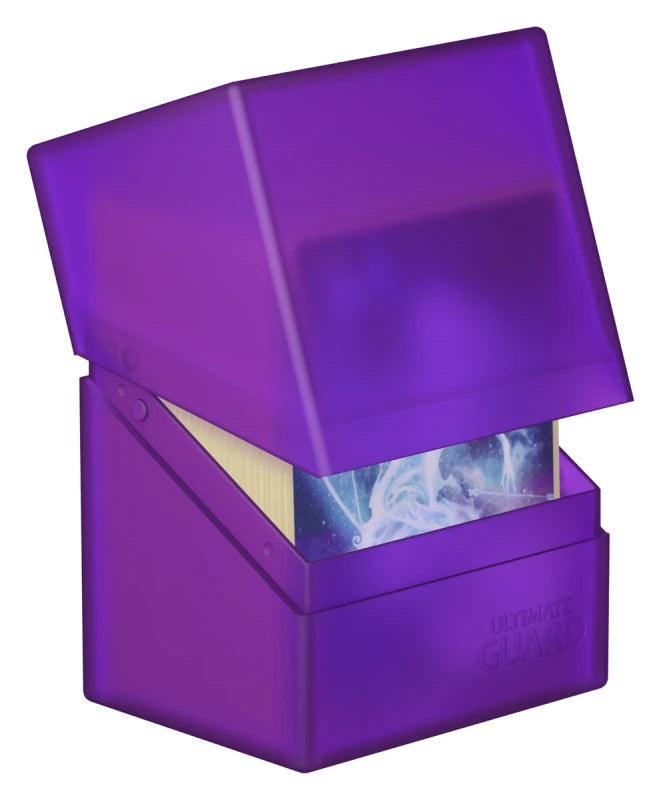 Ultimate Guard: Deck Case: Boulder 80+ Standard Size - Amethyst