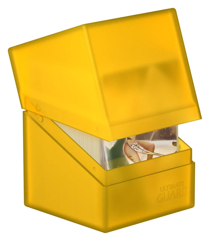 Ultimate Guard: Deck Case: Boulder 100+ Standard Size - Amber