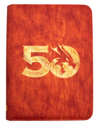 50th Anniversary Printed Leatherette Book Folio for Dungeons &amp; Dragons 