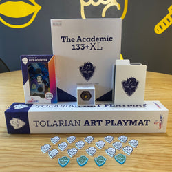 The Academic 133+ XL Deck Box — Purple/Black Magic: The Gathering