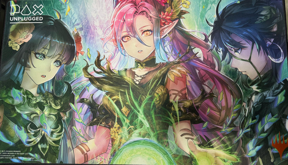 Playmat Llanowar elves Japanese pax exclusive playmat