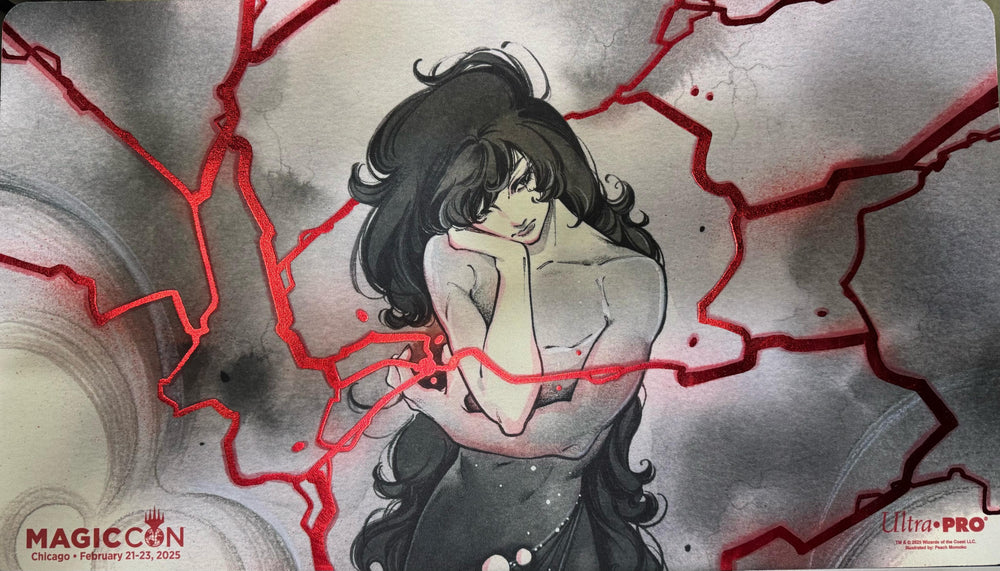 Playmat Lightning bolt secret lair prize magiccon Chicago playmat