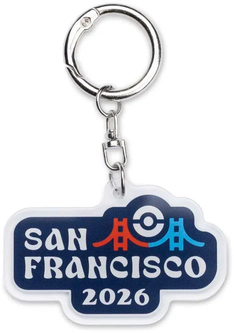 Pokémon XP World Championships 2026 San Francisco Exclusive - SF Keychain