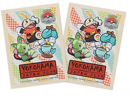 Pokemon Yokohama World Championships 2023 Starter Sleeves