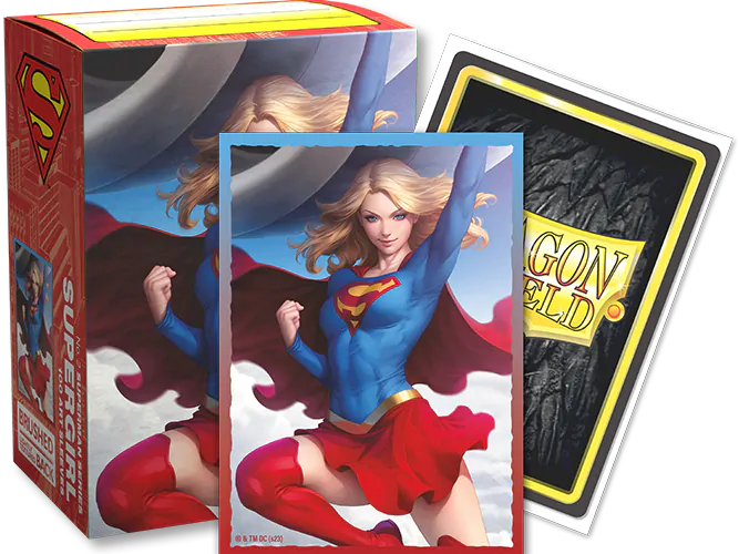 Dragon Shield: Standard 100ct Sleeves - Supergirl (Superman Series) 