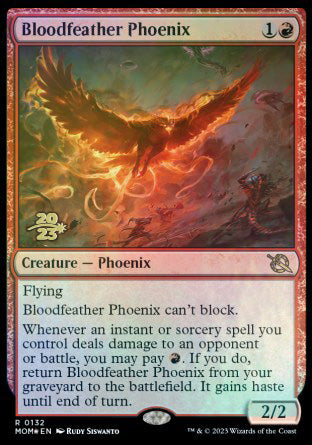 Bloodfeather Phoenix [March of the Machine Prerelease Promos] 