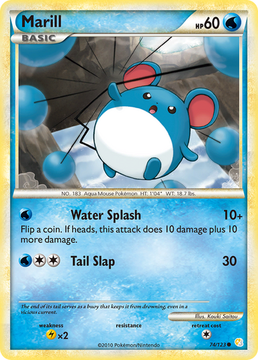 Marill (74/123) [HeartGold &amp; SoulSilver: Base Set] 