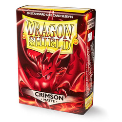 Dragon Shield: Standard 60ct Sleeves - Crimson (Matte)