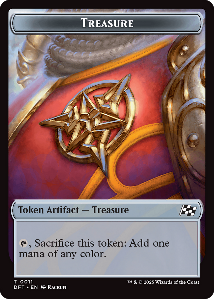 Treasure // Pilot Double-Sided Token [Aetherdrift Tokens]