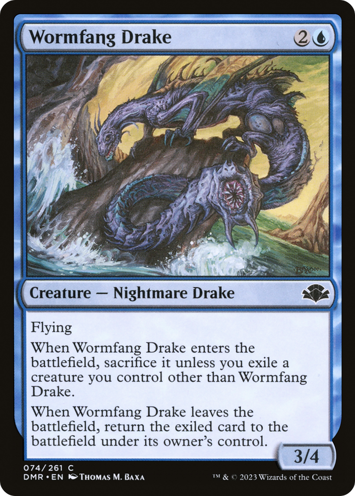 Wormfang Drake [Dominaria Remastered] 