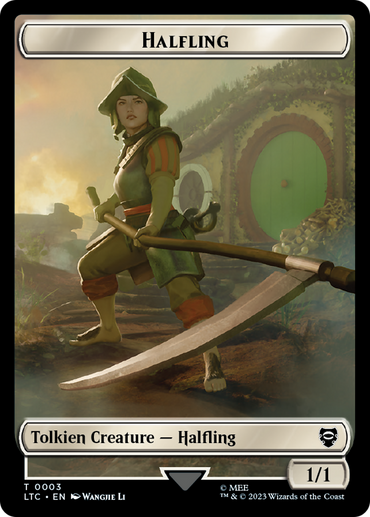 Halfling // Treasure Token [The Lord of the Rings: Tales of Middle-Earth Commander Tokens] 