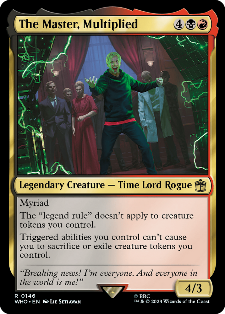 The Master, Multiplied [Doctor Who] 