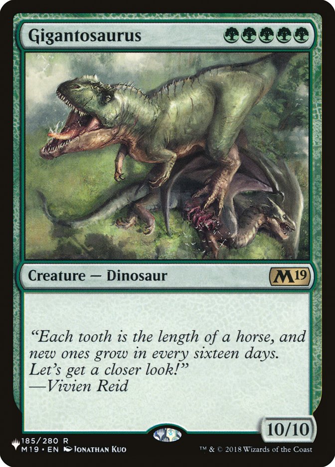 Gigantosaurus [The List] 