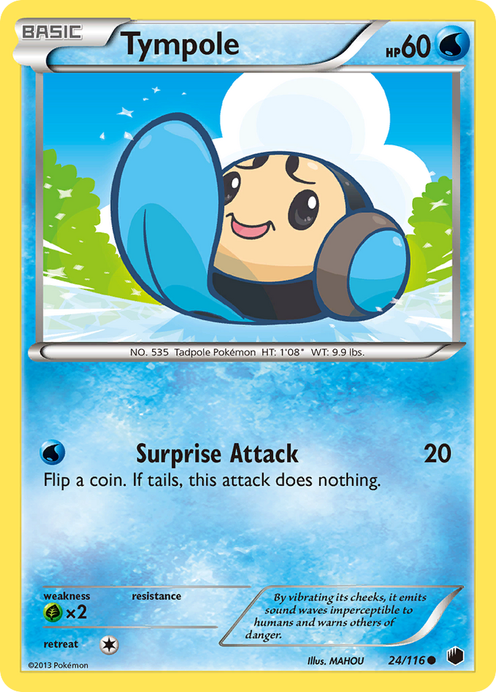 Tympole (24/116) [Black &amp; White: Plasma Freeze] 