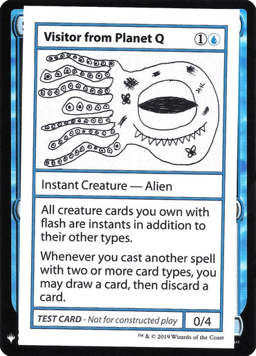 Visitor from Planet Q [Mystery Booster Playtest Cards] 