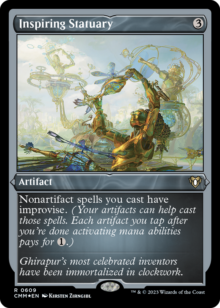 Inspiring Statuary (Foil Etched) [Commander Masters]