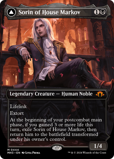 Sorin of House Markov // Sorin, Ravenous Neonate (Borderless) [Modern Horizons 3]