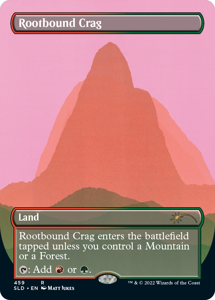 Rootbound Crag (Borderless) [Secret Lair Drop Series] 