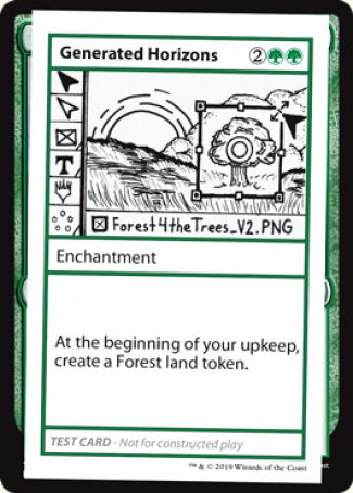Generated Horizons (2021 Edition) [Mystery Booster Playtest Cards] 