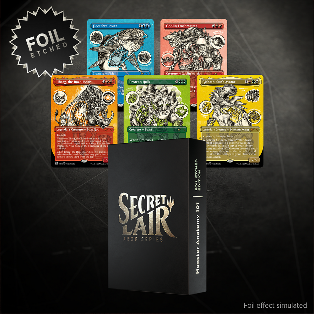 Secret Lair: Drop Series - Monster Anatomy 101 (Foil Etched Edition) 